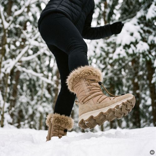 Women's snow boots KADVA FURYA HG WP WMNS Brown
