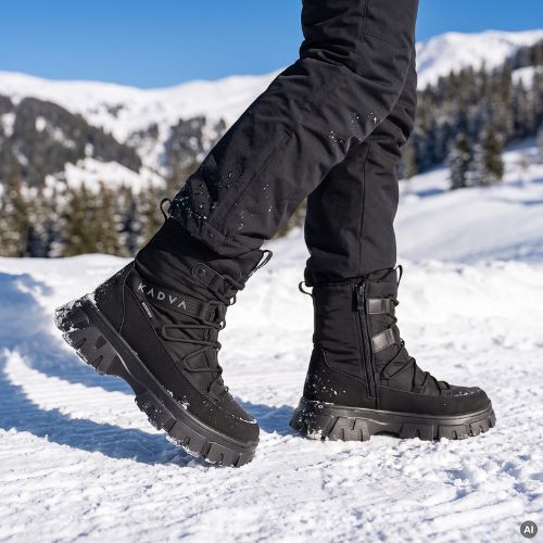 Women's snow boots KADVA BIGRA HG WP WMNS Black