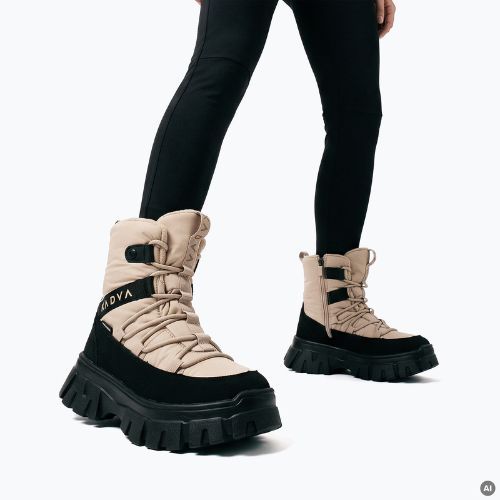 Women's snow boots KADVA BIGRA HG WP WMNS Beige/Black
