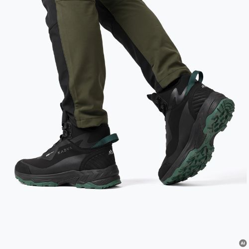 Men's snow boots KADVA ROCKY MID WP SOFTSHELL black