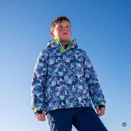 Children's ski set KADVA Skiki KDG WP 5K/3K navy blue
