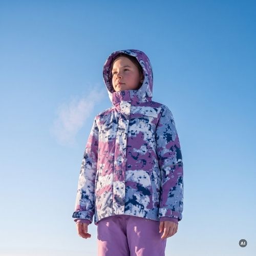 Children's ski set KADVA Skiki KDG WP 5K/3K marled