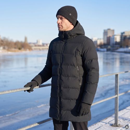 Men's insulated coat Ravin ECO black