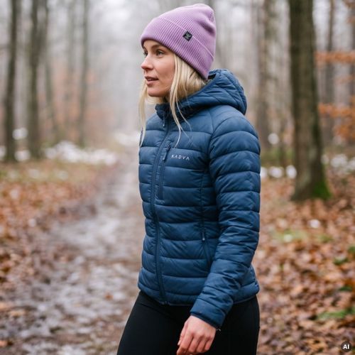 Women's insulated jacket KADVA Canyon blue