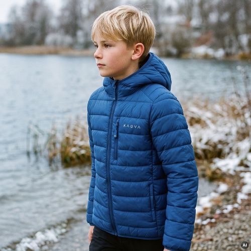 Children's insulated jacket KADVA Canyon JRB blue