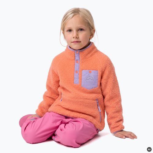 Children's fleece sweatshirt KADVA RODIA KDG orange