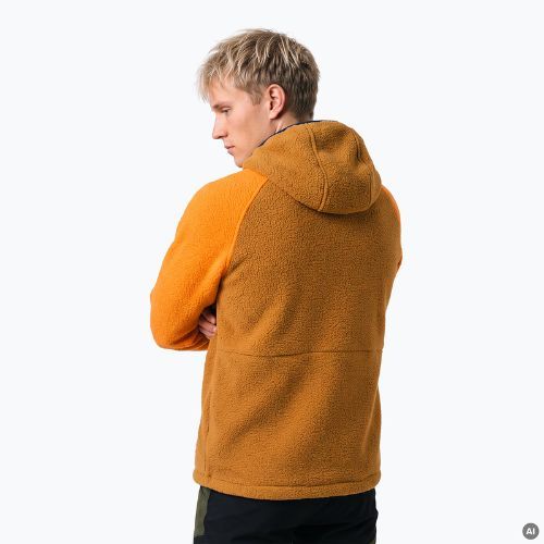 Men's KADVA RODIA fleece sweatshirt brown