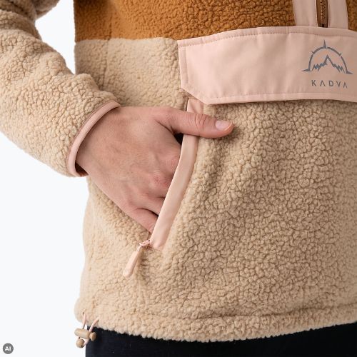 Women's KADVA RODIA WMNS beige fleece sweatshirt