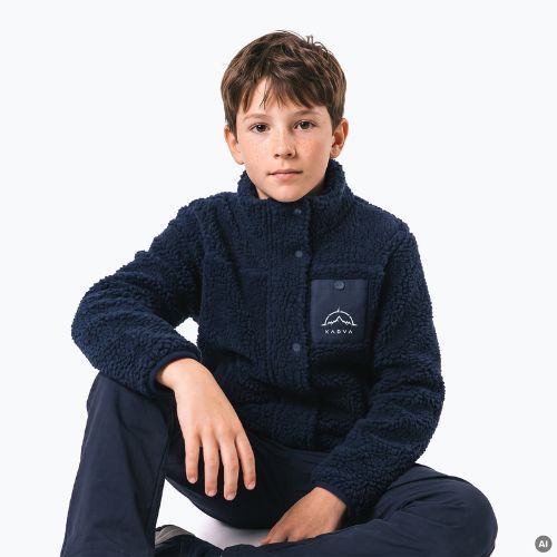 Children's KADVA Rodvik JR navy fleece sweatshirt