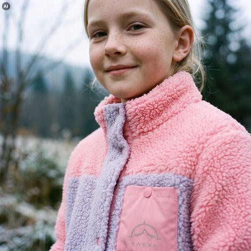 Children's KADVA Rodvik JRG pink fleece sweatshirt