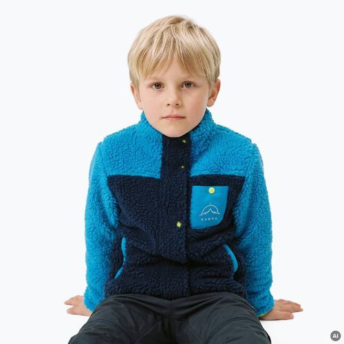 Children's fleece sweatshirt KADVA RODVIK KDB blue