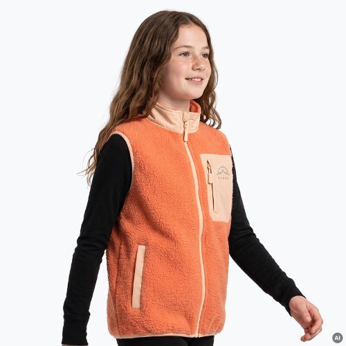 Children's sleeveless jacket KADVA RODVIK VEST orange