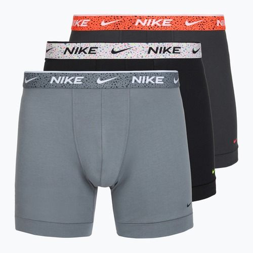 Men's boxers Nike Essential Cotton Stretch 3 pairs gray multi