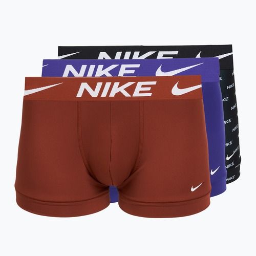 Men's boxers Nike Dri-Fit Essential 3 pairs black nike print/mars stone/deep night