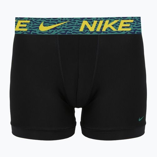 Men's boxers Nike Dri-Fit Essential Micro 3 pairs blklightcrimson/ brightcitron/evergreenaur