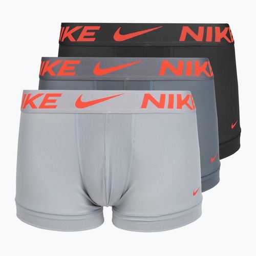 Men's boxers Nike Dri-Fit Essential Micro Trunk 3 pairs grey