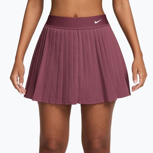 Spódnica tenisowa Nike Victory Dri-Fit High-Waisted Pleated pink smoke/white