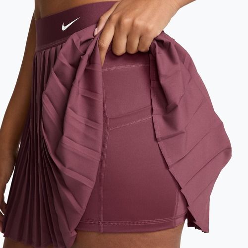 Spódnica tenisowa Nike Victory Dri-Fit High-Waisted Pleated pink smoke/white