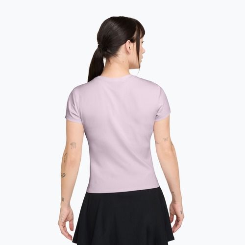 Women's tennis shirt Nike Court Dri-Fit Advantage bleached lilac/white