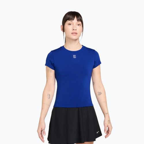 Women's tennis shirt Nike Court Dri-Fit Advantage old royal/white