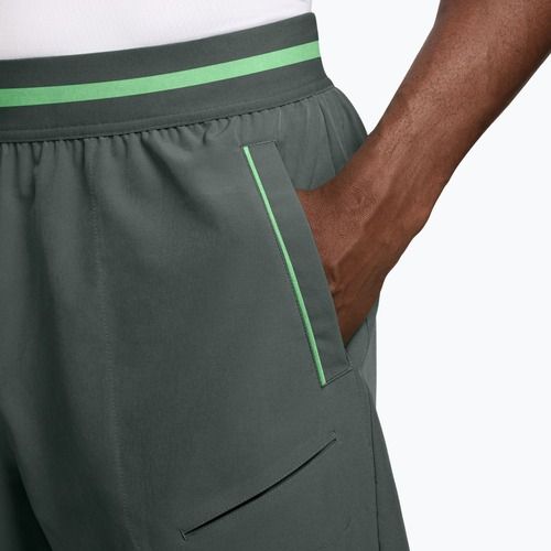 Men's tennis shorts Nike Court Dri-Fit Advantage 6" camo green/cucumber calm/cucumber calm