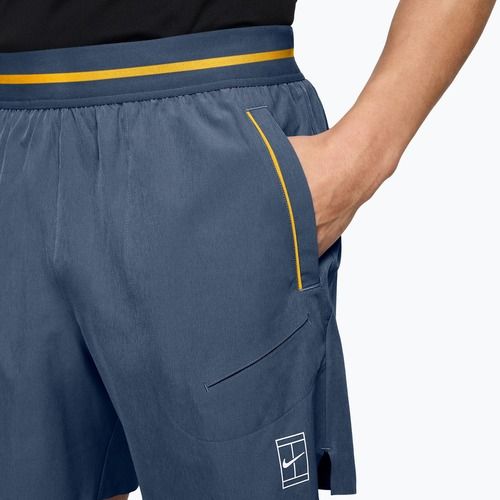 Men's tennis shorts Nike Court Dri-Fit Advantage 6" new slate/laser orange/white