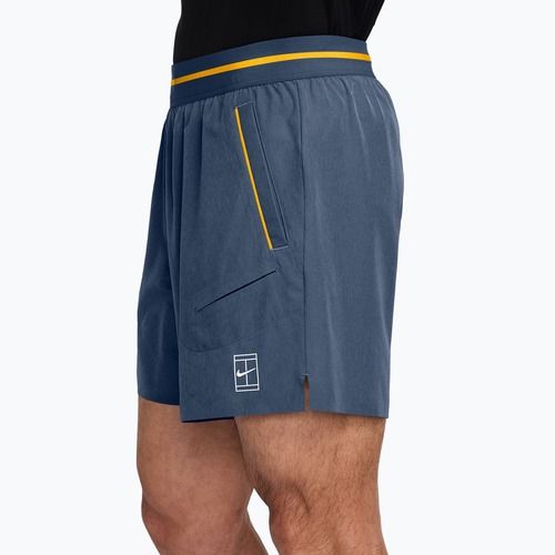 Men's tennis shorts Nike Court Dri-Fit Advantage 6" new slate/laser orange/white