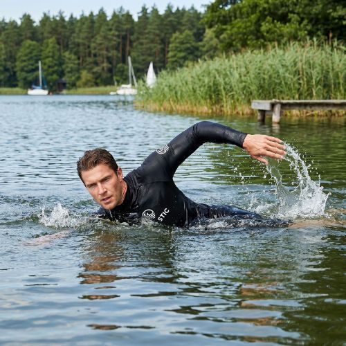 Aquastic RIMOS LS UV 50+ UPF Black Swimming Longsleeve