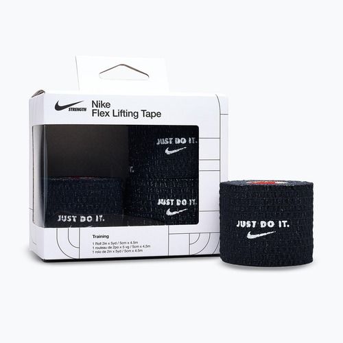 Cohesive elastic bandage Nike Strenght Flex Lifting Tape black/white