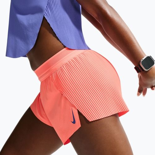 Women's running shorts Nike AeroSwift Dri-Fit ADV Mid-Rise 3" atomic pink/black/white/old royal