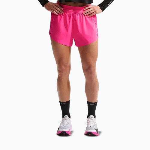 Women's running shorts Nike AeroSwift Dri-Fit ADV Mid-Rise 3" hyper pink/black