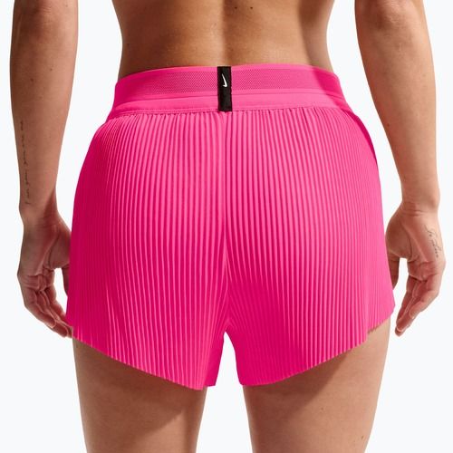 Women's running shorts Nike AeroSwift Dri-Fit ADV Mid-Rise 3" hyper pink/black