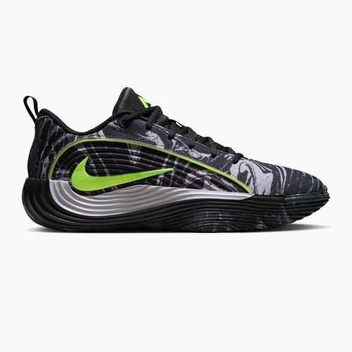 Men's basketball shoes Nike Giannis Immortality 5 black/light smoke grey/volt
