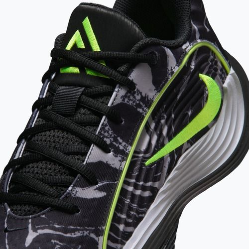 Men's basketball shoes Nike Giannis Immortality 5 black/light smoke grey/volt