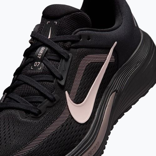 Women's running shoes Nike Quest 7 black/taupe haze/silt red