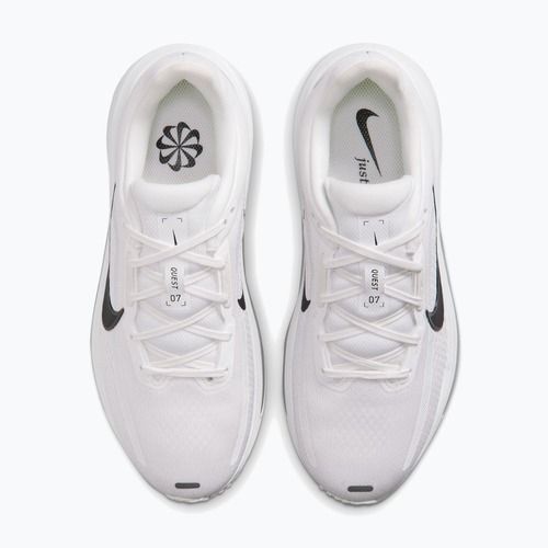 Women's running shoes Nike Quest 7 summit white/white/metallic silver/black