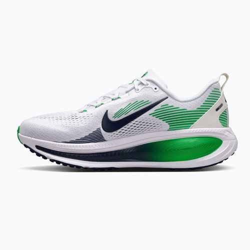Men's running shoes Nike Vomero 18 white/green spark/midnight navy