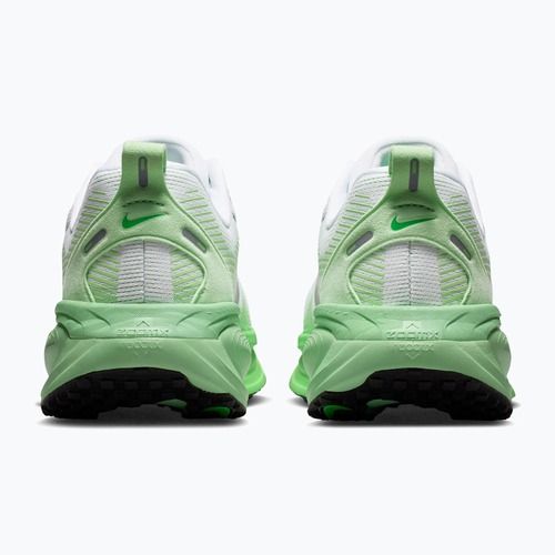 Women's running shoes Nike Vomero 18 white/illusion green/metallic silver