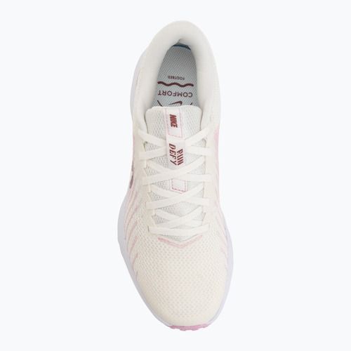 Women's running shoes Nike Run Defy sail/white/pink rise/pink smoke