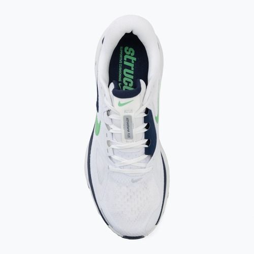 Men's running shoes Nike Structure Plus white/midnight navy/green spark