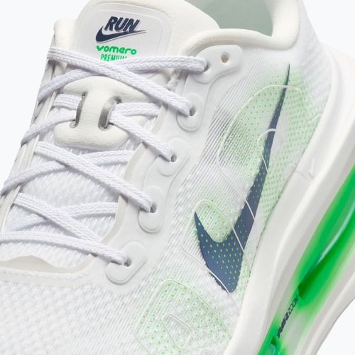 Men's running shoes Nike Vomero Premium white/green spark/midnight navy