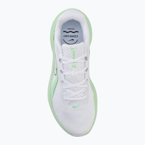 Women's running shoes Nike Downshifter 14 white/cucumber calm/illusion green/white