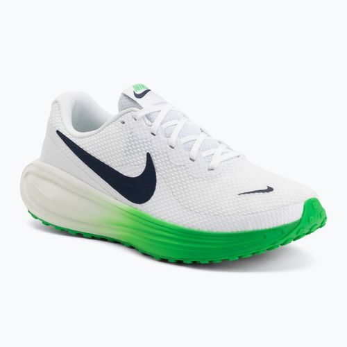 Men's running shoes Nike Revolution 8 white/green spark/midnight navy