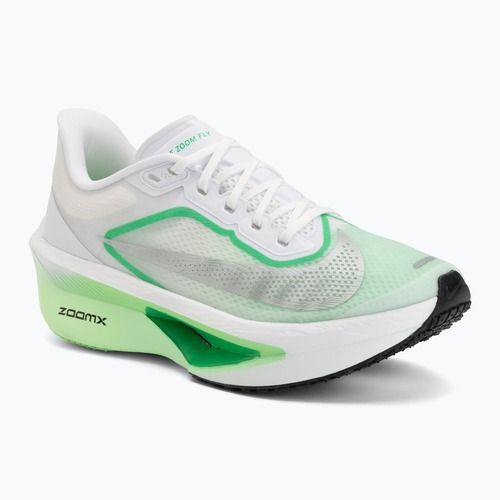 Women's running shoes Nike Zoom Fly 6 white/illusion green/metallic silver