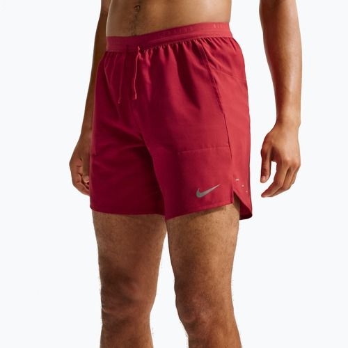 Men's running shorts Nike Stride Dri-Fit Brief-Lined 7" tough red