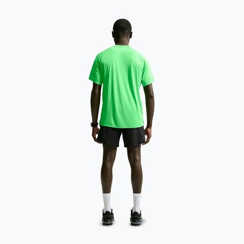 Men's running shirt Nike Stride green spark