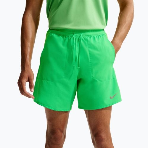 Men's shorts Nike Stride Dri-Fit Brief-Lined 5" green spark