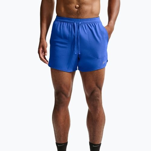 Men's Nike Stride Dri-Fit Brief-Lined 5" Shorts in Hyper Royal