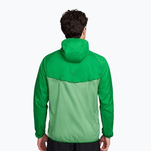 Men's running jacket Nike Stride green spark