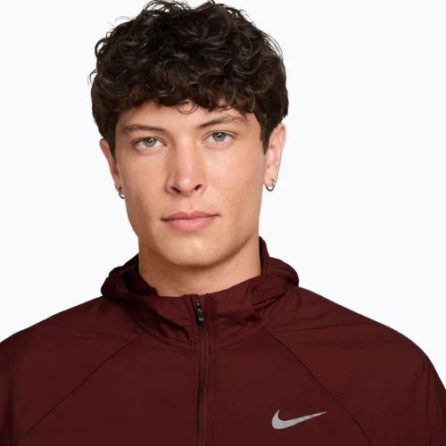 Men's running jacket Nike Stride mystic dates/tough red